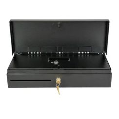 Денежный ящик POScenter 460KM LUX 460x170x103, распайка для "ШТРИХ-М", черный