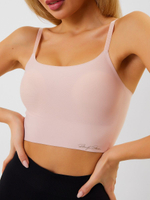 Бюстгальтер-топ с регулируемыми бретелями (Размер: M) (Цвет: черный)