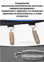 Батут с сеткой, диаметр 7 фт