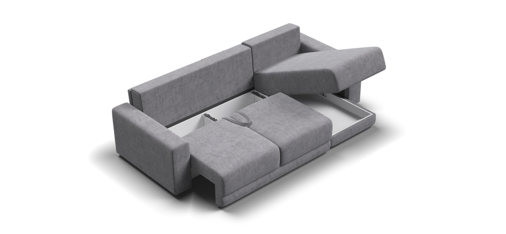 Угловой диван Босс Прайм ХЛ Велюр Роял агат