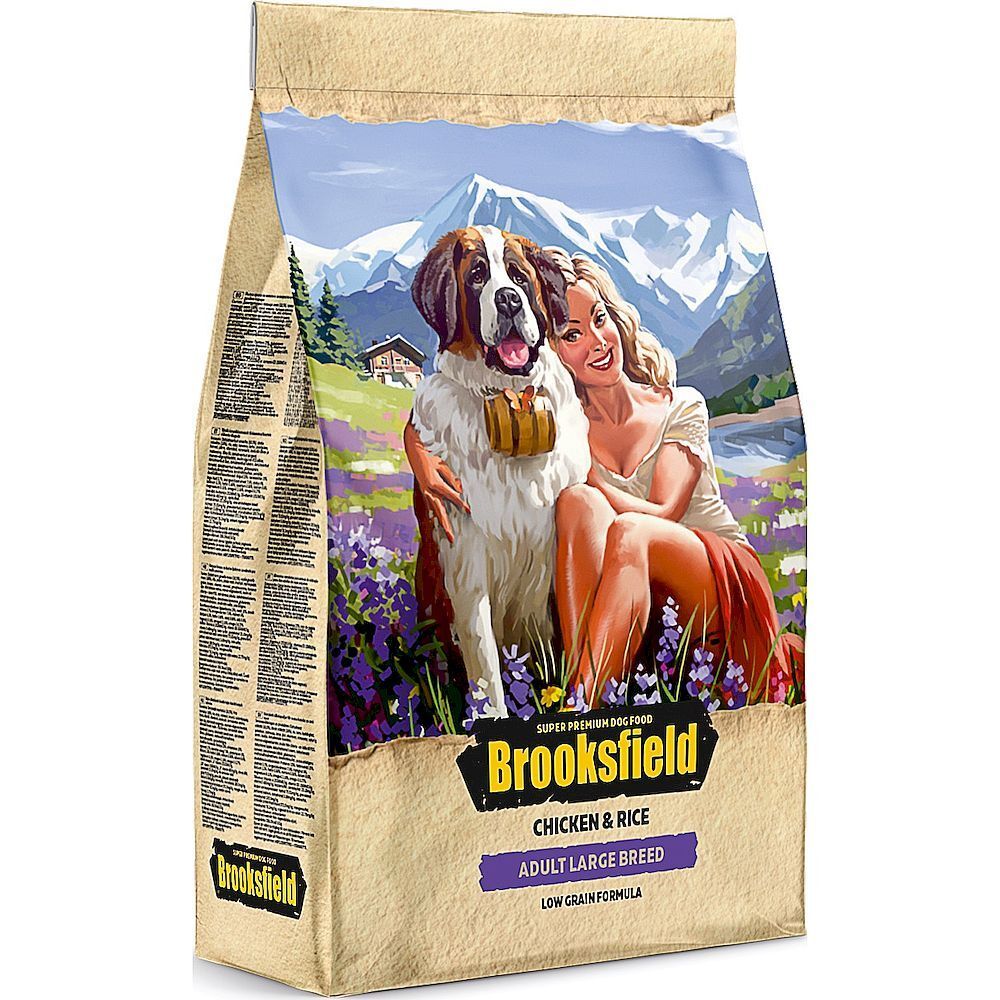 BROOKSFIELD Adult Dog Large Breed Сухой корм для взрослых собак крупных пород 3кг Курица