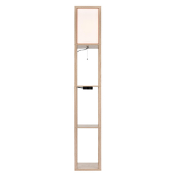 8091/1F COMFI LN26 459 дерево/белый, дерево/текстиль Торшер Е27 1*60W 220V PRACTIC
