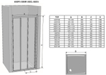 Душевая дверь Ravak Supernova ASDP3-90 00V701R2Z1 профиль Белый стекло Transparent