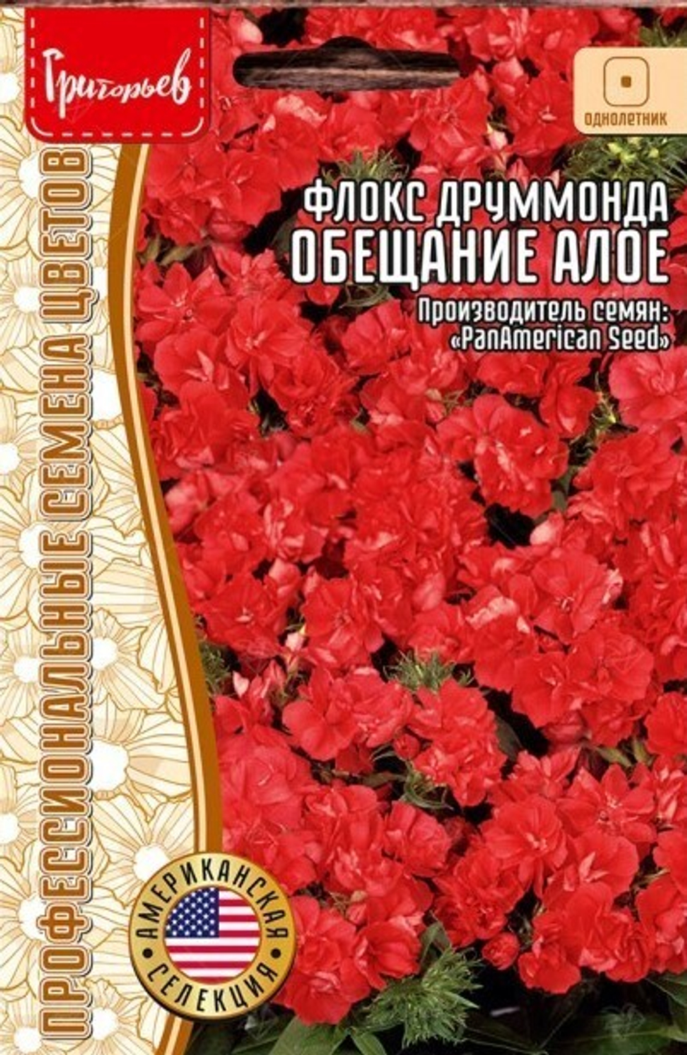 Флокс друммонда Обещание алоэ махроввый