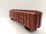 Крытый вагон с площадкой , 68т., РЖД, V эпоха, 26319798, коричневый