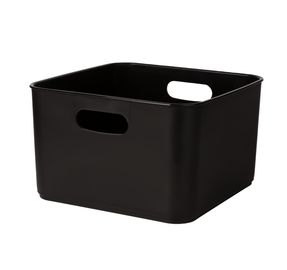 Корзина Agraba, 3.9 л, 20х20х12 см, базальт, пластик