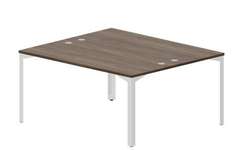 Составной стол на 2 рабочих места 158х136,6х75см (4 громмета)