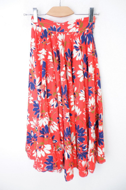 Юбка с цветочным принтом 38-40 размер