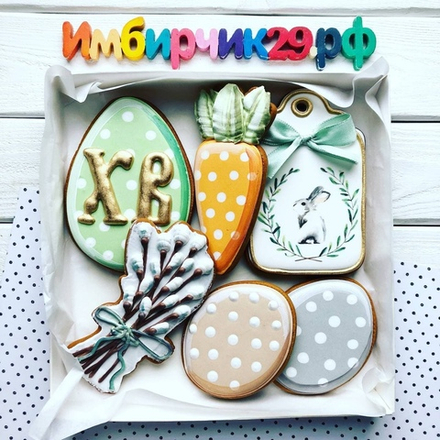 Имбирные пряники Пасха