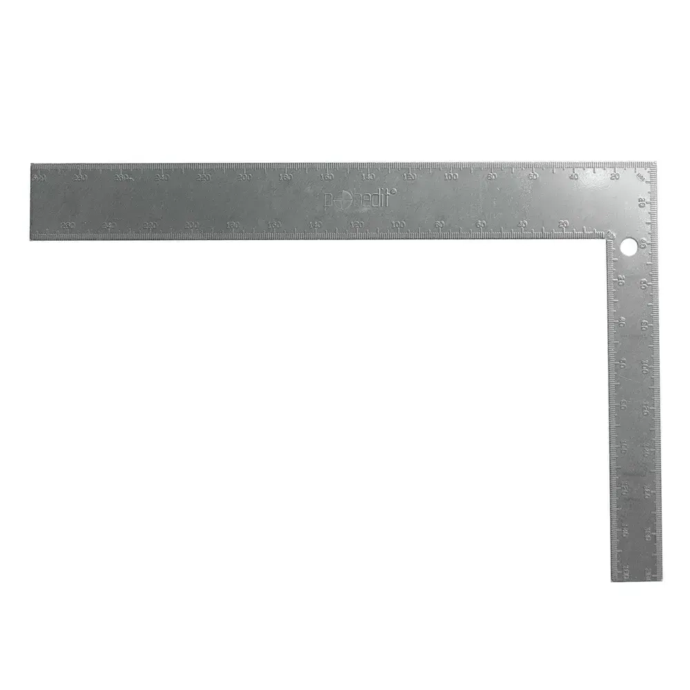 Угольник строительный металлический плоский 300 х 200 мм Pobedit
