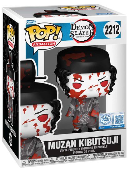 Фигурка Funko POP! Animation Demon Slayer Muzan Kibutsuji (B&W) (BD) (Exc) (2212) 92021 / Фигурка Фанко ПОП! по мотивам аниме "Клинок, рассекающий демонов", Мудзан Кибуцуджи