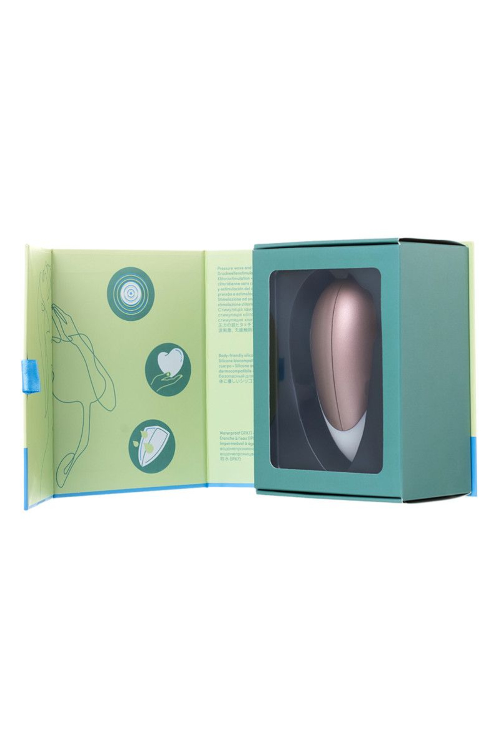 Вакуумный массажер для клитора Satisfyer Deluxe (Цвет: бронзовый)