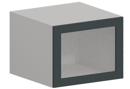 Кухня Модуль ШВГС 619 Белый / Бирюзовая мята