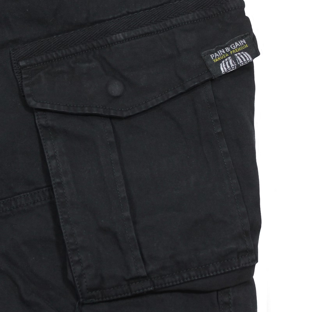 Карго штаны черные Yakuza Premium 3952