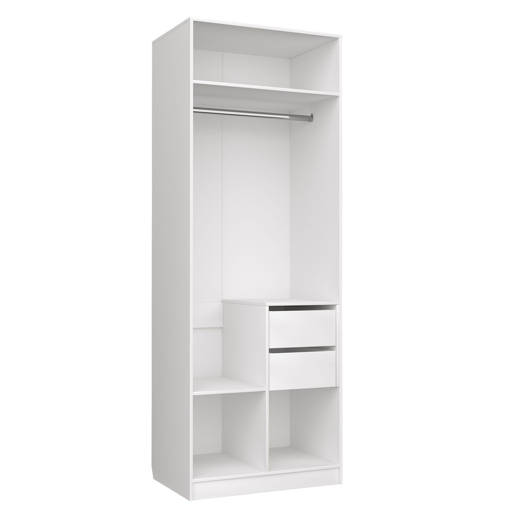 Шкаф для одежды Чарли №25 120см, цвет белое сияние