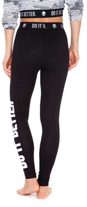 Leginsy Hydrogen Do It Better Leggings - черный
