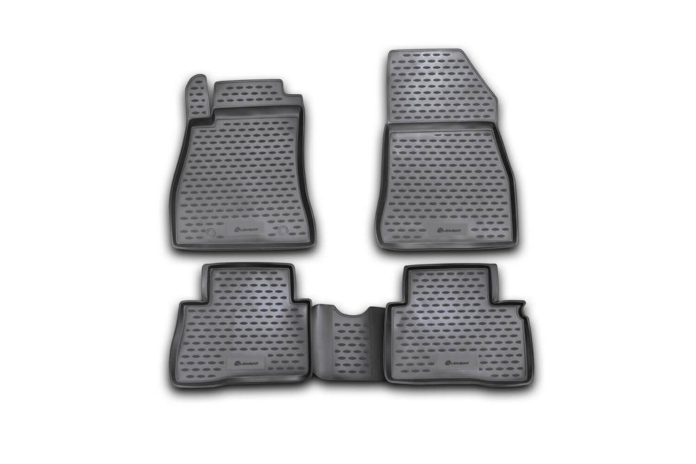 Коврики Standard, в салон NISSAN Juke, 2010-2014, 2014-  клипса R/N 4 шт. (полиуретан, чёрные) Element.CARNIS10044