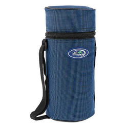 Термос для еды Biostal (1 литр) в чехле, стальной