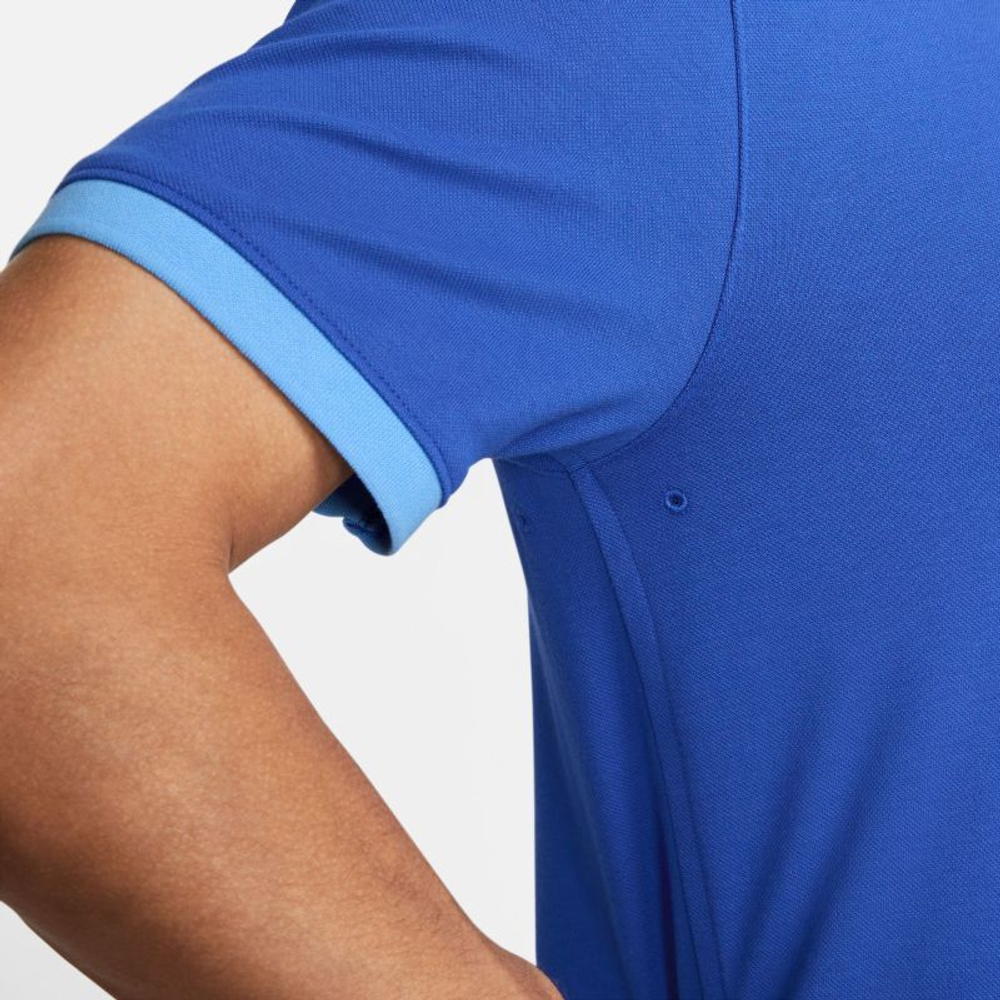 Мужское теннисное поло Nike Rafa Slim Polo - game royal/university blue/white