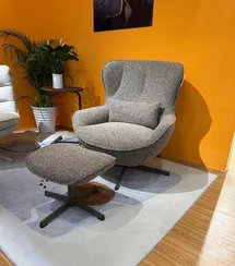 Крутящееся кресло Benson, коричневое