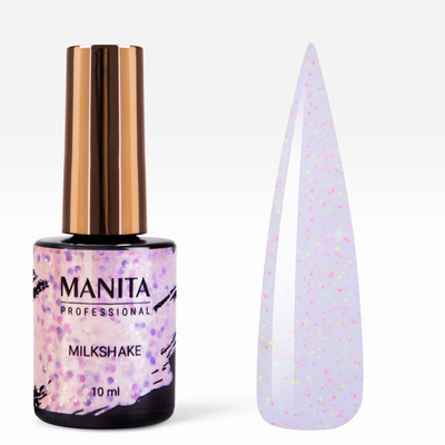 Manita Professional Milkshake Гель-лак с цветными вкраплениями 03, 10мл