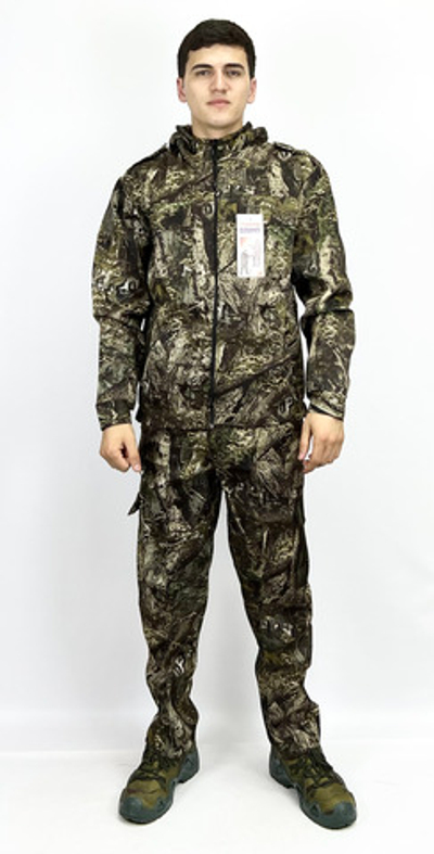 Камуфляжный костюм с капюшоном