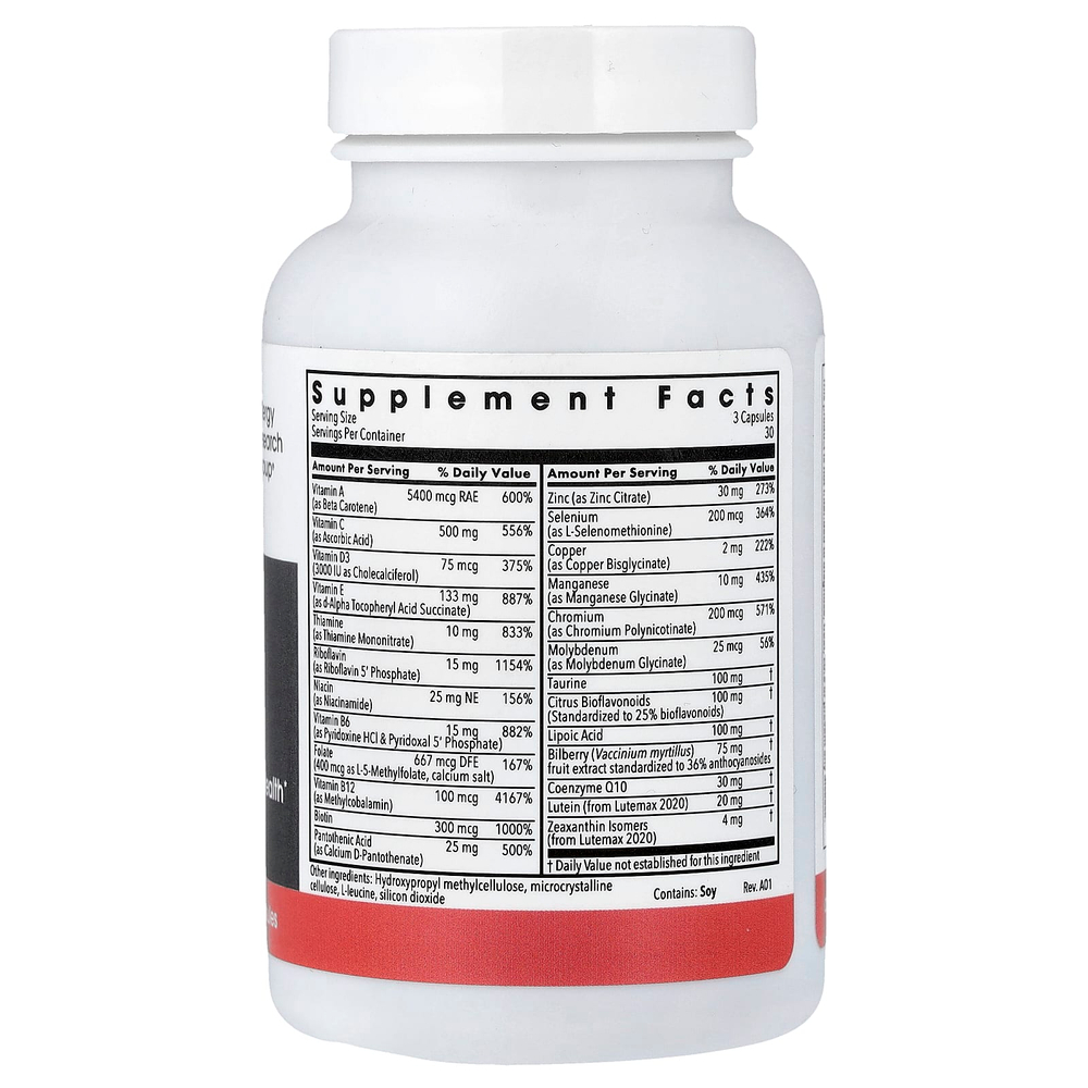 Metabolic Maintenance, VitalEyes™, комплекс с вегетарианскими капсулами, 90 вегетарианских капсул