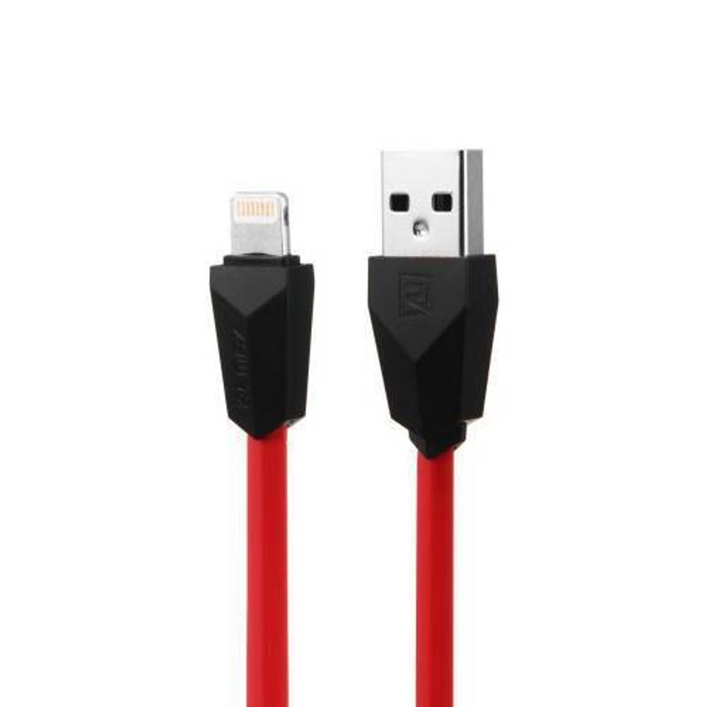 Кабель USB - Lightning Remax Aliens (красный) 1м RC-030