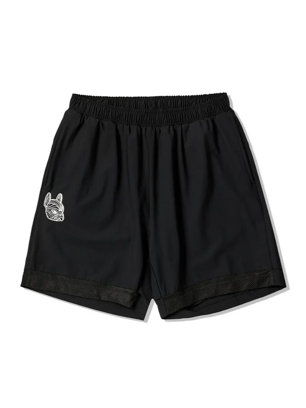 Многослойные шорты с сеткой