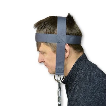 Тренировочный ремень-лямка для мышц шеи Упряжь ReKoy FG044