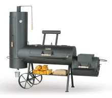 Угольная и дровяная гриль-коптильня Smoker Schmid Big Chief 20