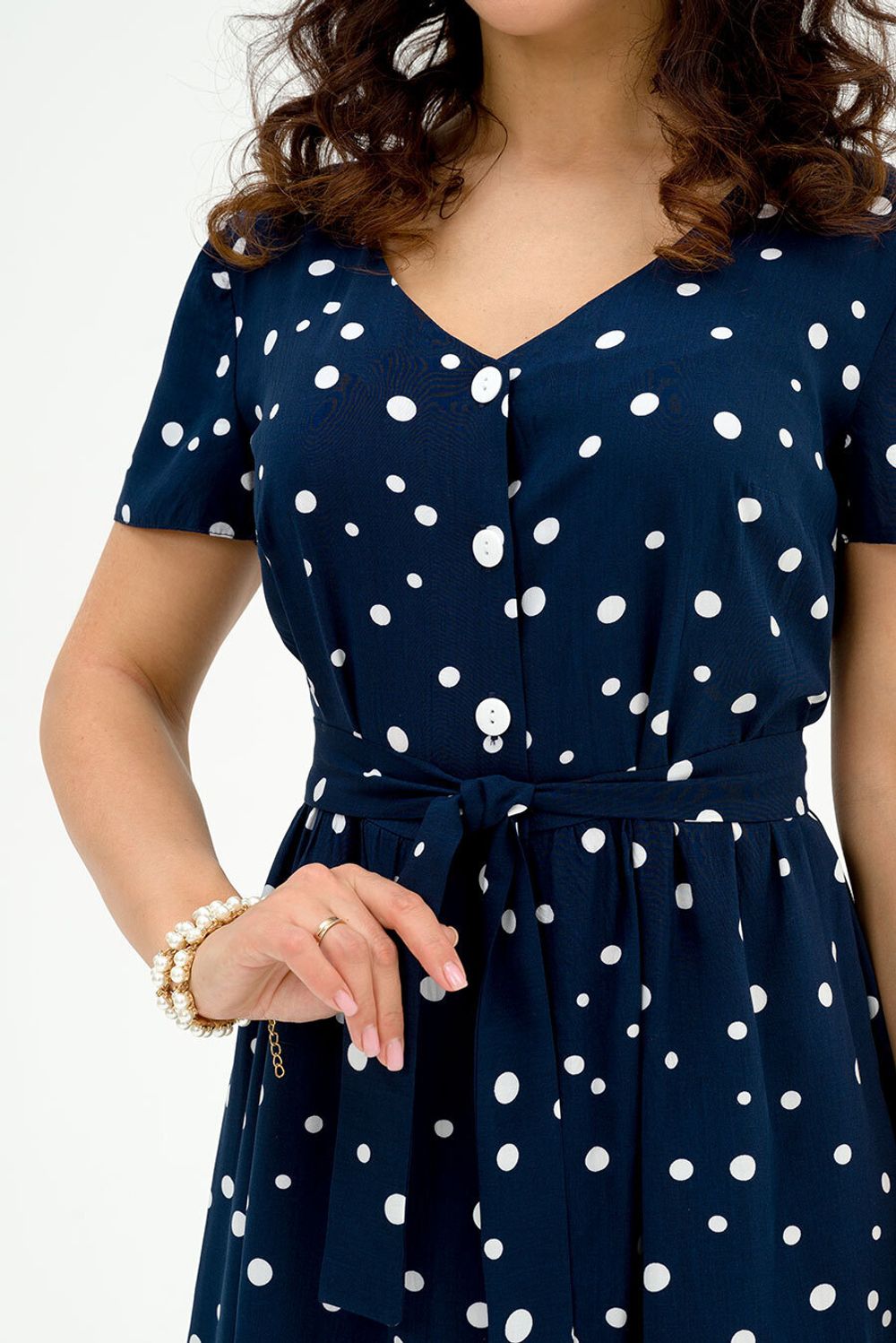 Платье Лея (46-52) Serenada тёмно-синий (Акция)