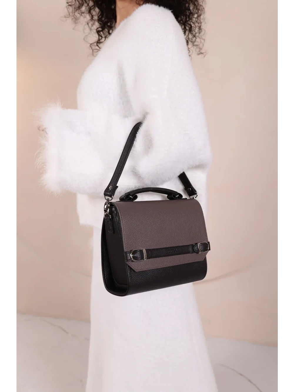 Сумка маленькая через плечо кросс-боди сэтчел