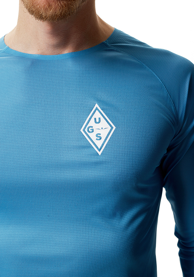 ЛОНГСЛИВ МУЖСКОЙ UGS LONG SLEEVES TEE | CYAN