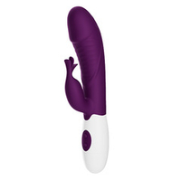 Фиолетовый вибратор-кролик 19,8см со стимулятором клитора Pretty Love Rasmussen Bunny Vibrator BW-500072-A2