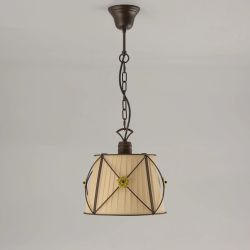 Citilux Дрезден CL409211 Подвесной светильник с бежевым абажуром