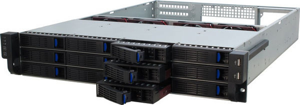 Корпус серверный 2U Procase ES212-SATA3-B-0