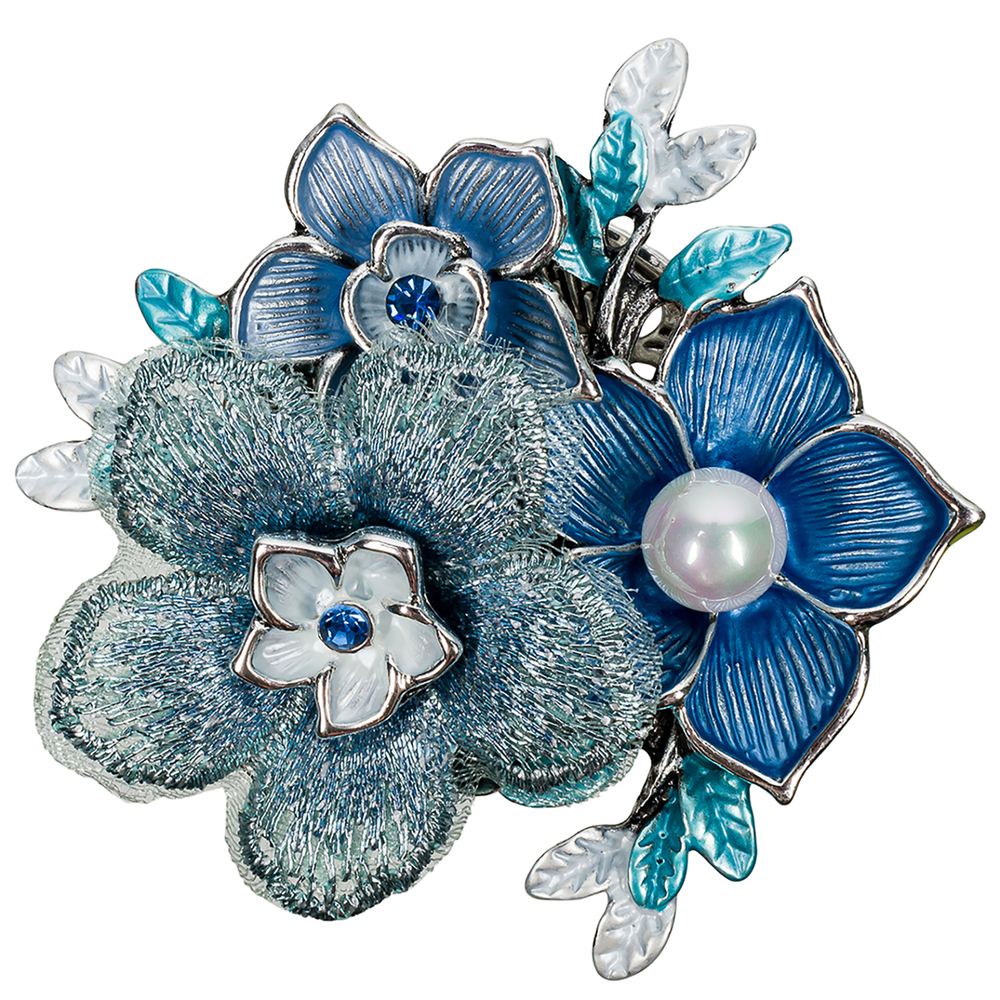 Брошь Shadore Букет XZ1442.21 BL/S