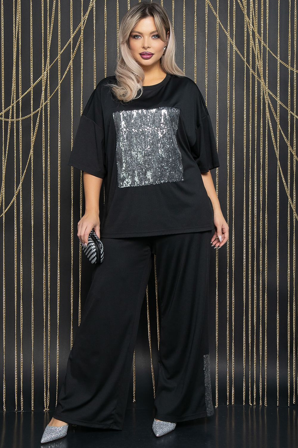 Костюм Наедине со всеми (черный) К12069 LT Collection