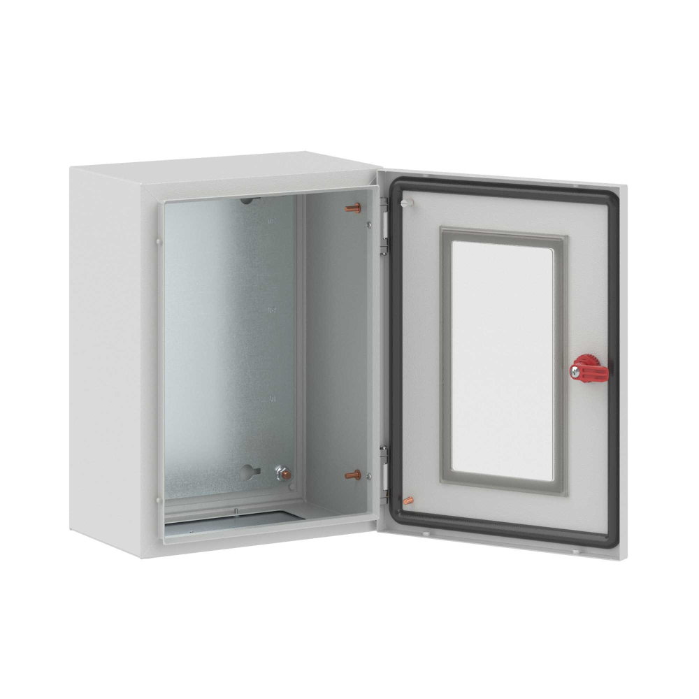 Корпус навесной ST c М/П с прозрачной дверью ВхШхГ 400x300x200 мм