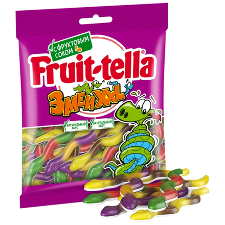 БОНУС Мармелад Fruit-tella Змеи XXL 70 гр