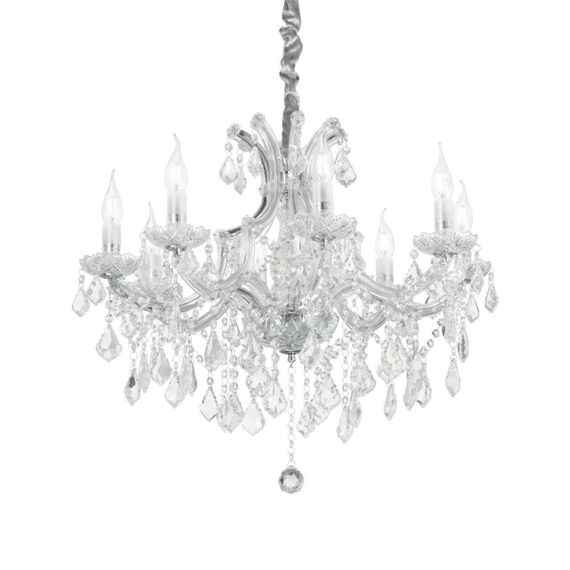 Подвесная люстра Ideal Lux Napoleon SP8 Cromo 167244