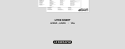 Альбом LE SSERAFIM - SPAGHETTI 1st Single Album Vinyl 2 Version SET
