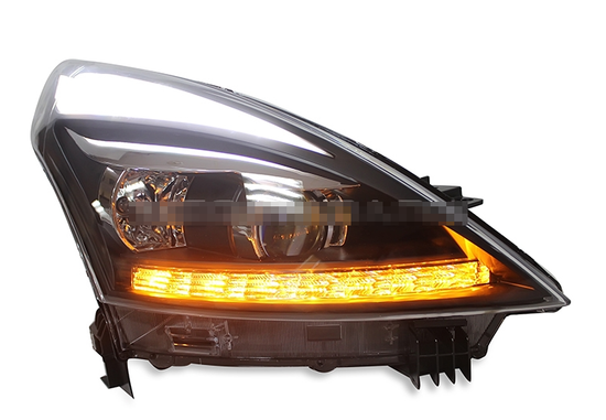 Передние фары Ниссан Теана J32 2008-2012 V4 Type [Комплект Л+П; яркие ходовые огни; биксеноновая линза; электрокорректор] Артикул: MF-HL-000349      8 отзывов