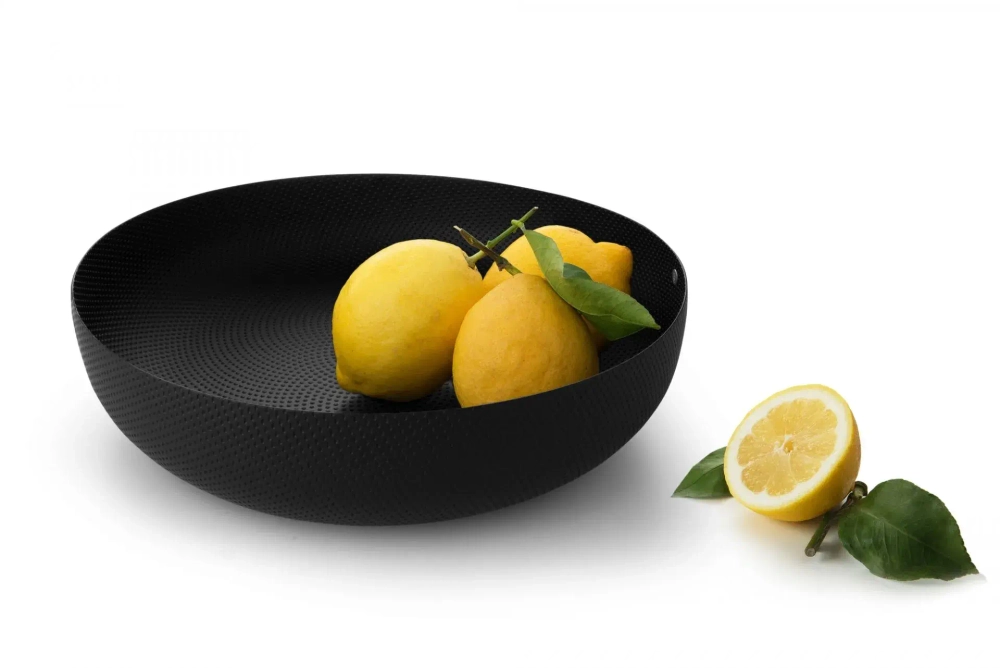 Alessi Миска Texture 29 см черная