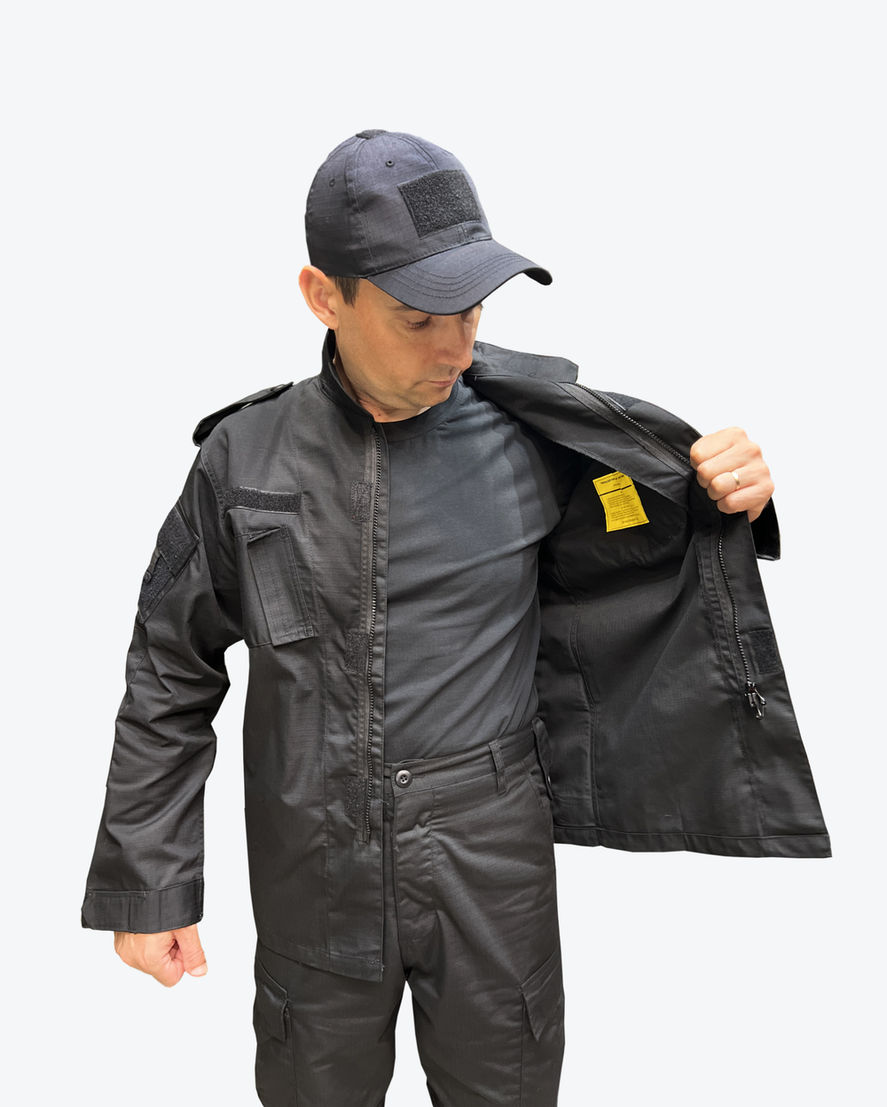 Тактический костюм ACU летний — Черный, износостойкий Rip-Stop