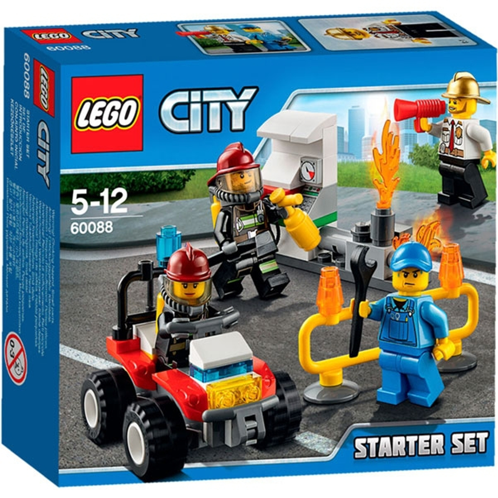 LEGO City: Пожарная охрана для начинающих 60088 — Fire Starter — Лего Сити Город