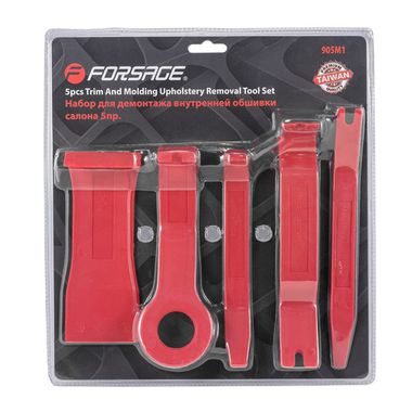 Набор инструментов демонтажа внутренней обшивки салона 5пр., в блистере Forsage F-905M1