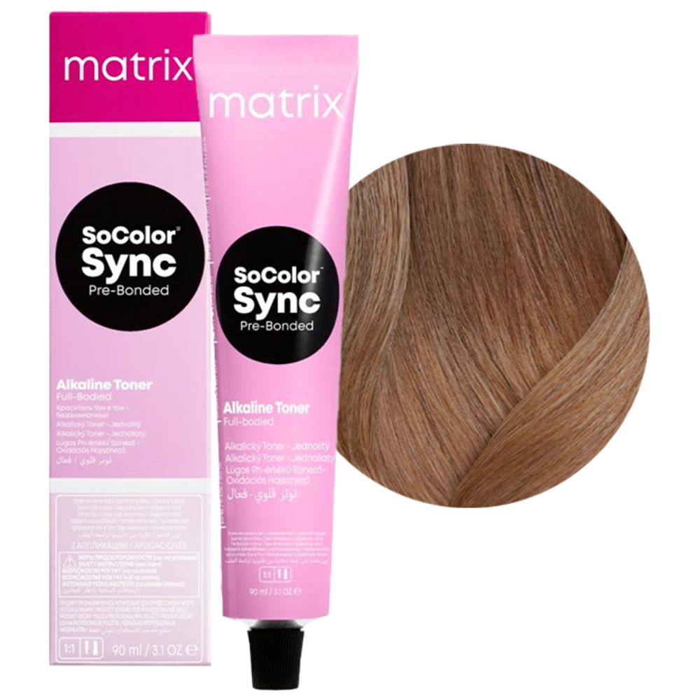 MATRIX SoColor Sync Pre-bonded Tone-on-Tone 8N, 90 мл