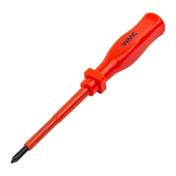 Отвертка крестообразная диэлектрическая PX1x80мм WMC TOOLS WMC-PH117580R